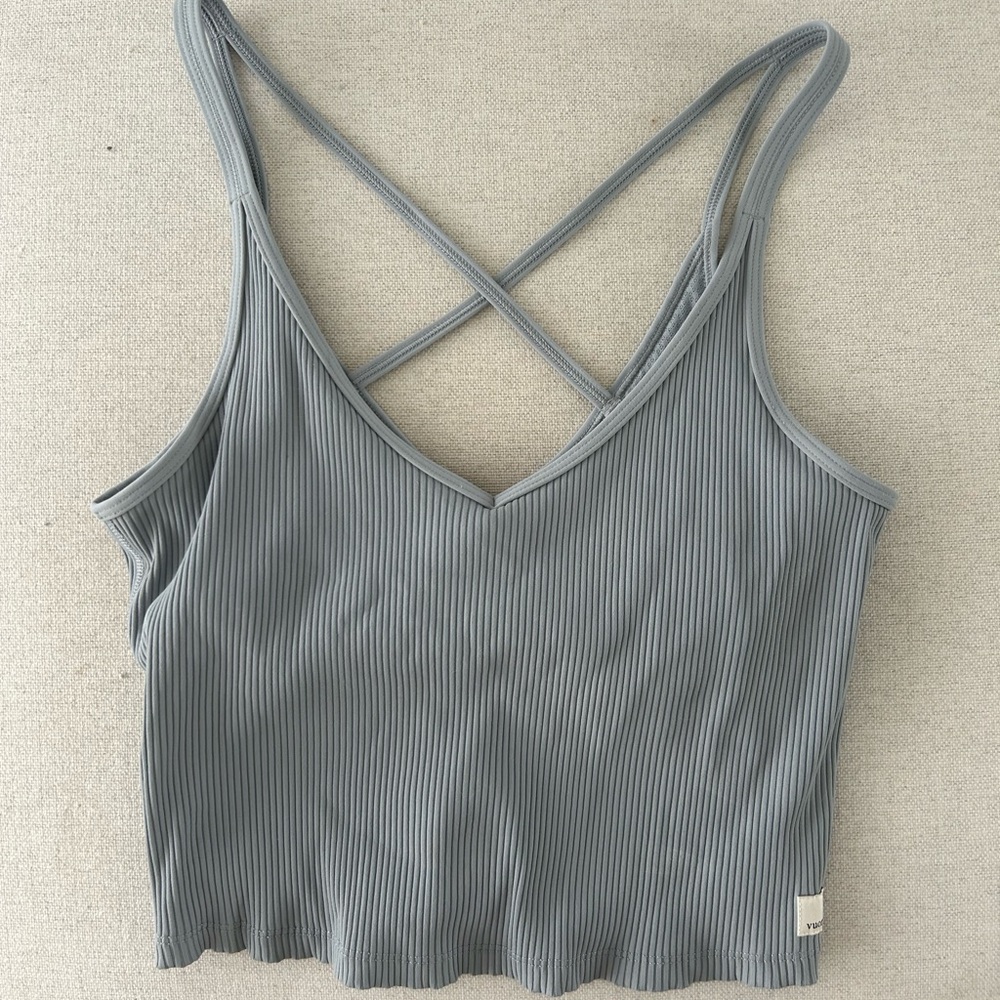 Vuori Rib Crop Tank Size L